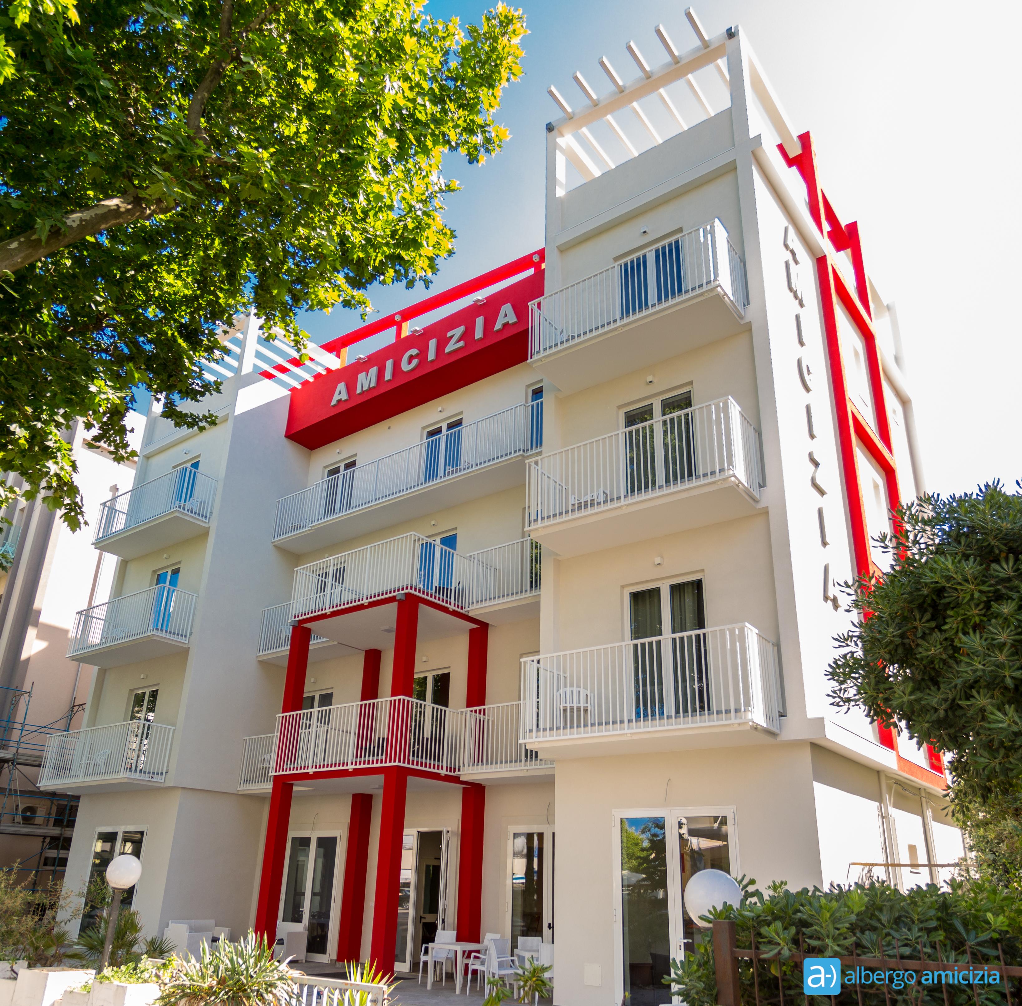 Hotel Amicizia Rimini Kültér fotó